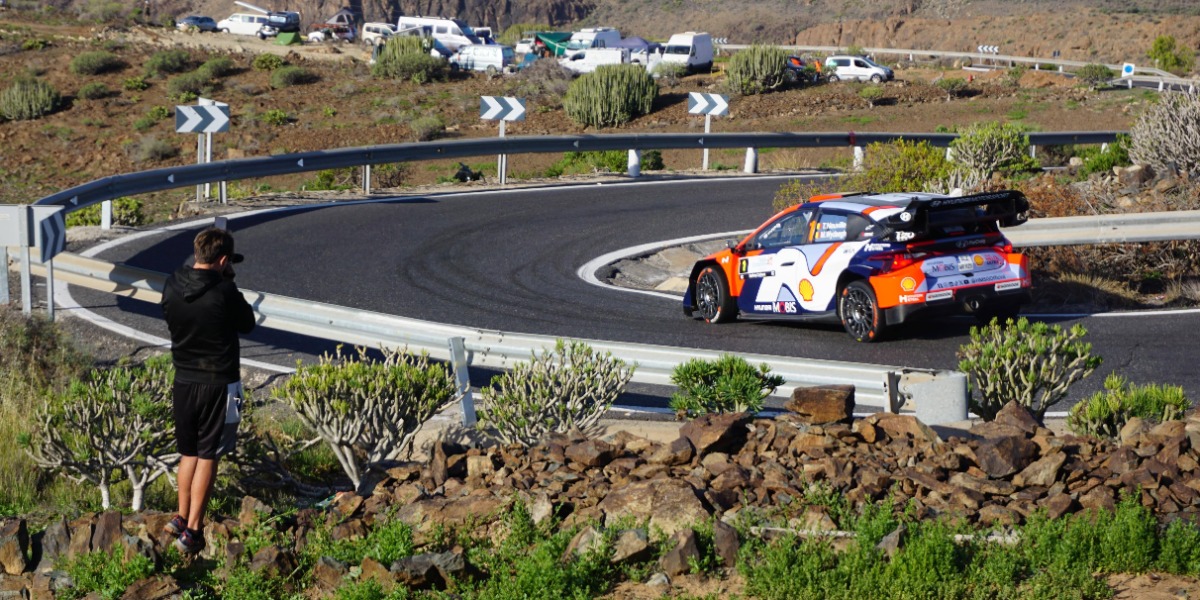 Thierry Neuville en la pasada edición del Rally Islas Canarias - Rally de España