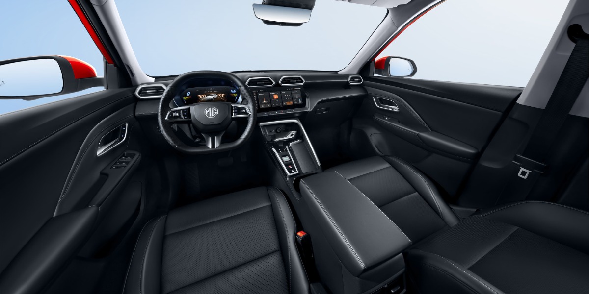 Interior del MG ZS Hybrid+
