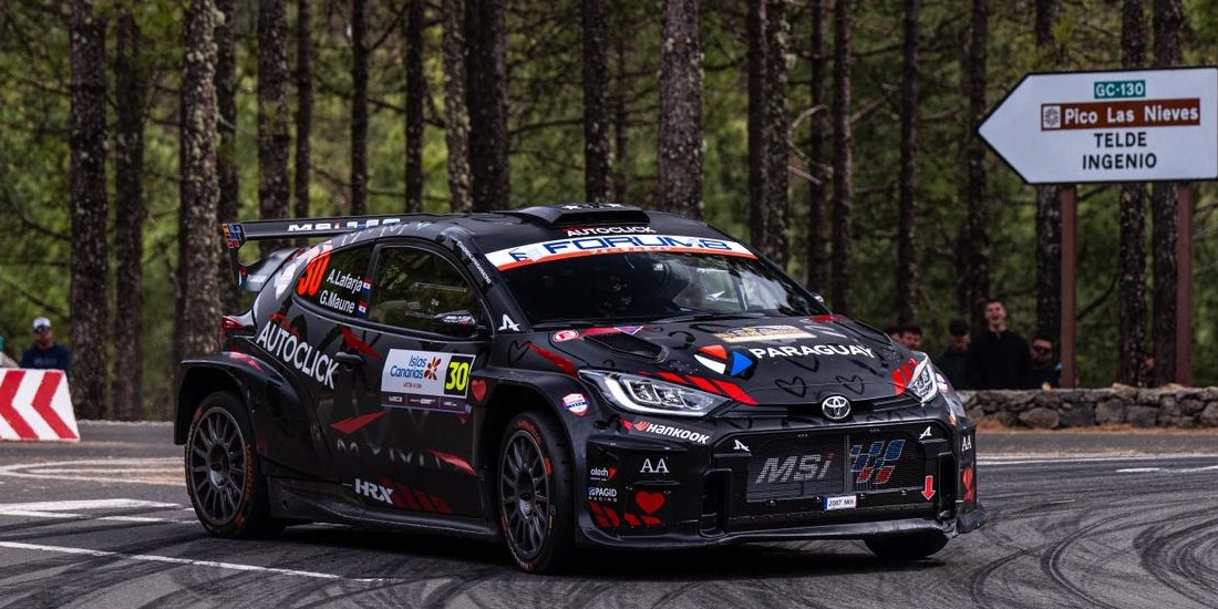 Andrea Lafarja y Germán Maune en el 50 Rally Islas Canarias - Rally de España