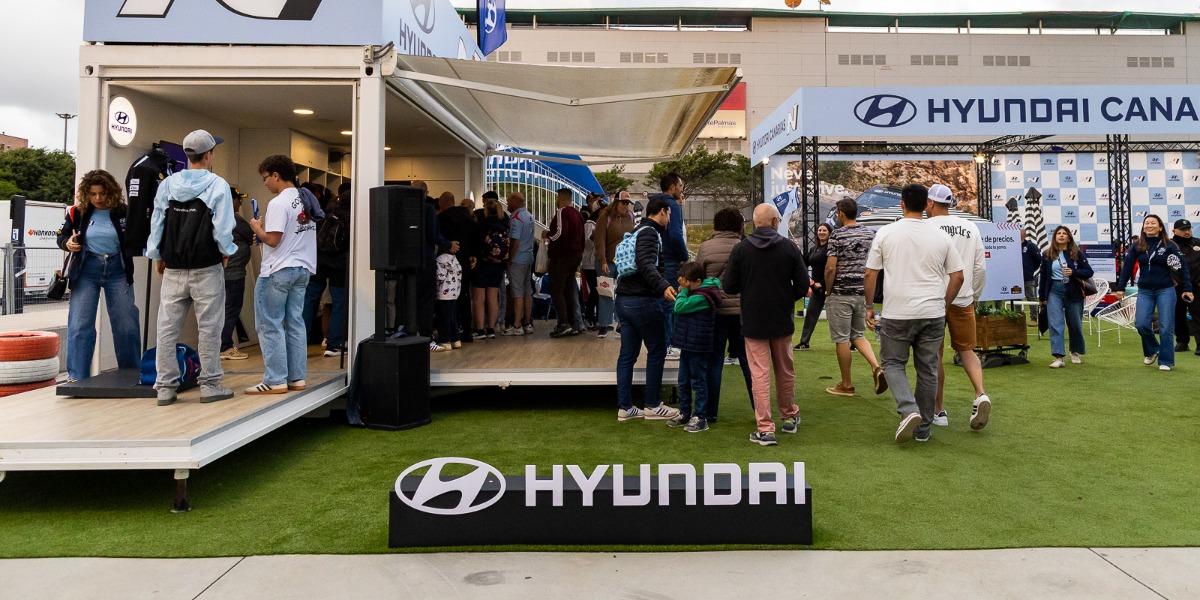 Fan Zone de Hyundai Canarias en el 50º Rally Islas Canarias