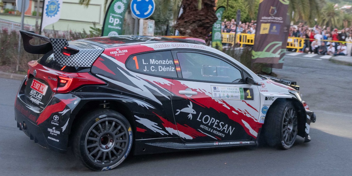 Luis Monzón y José Carlos Déniz (Toyota GR Yaris Rally2)