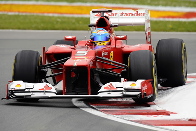 Los Ferrari van bastante bien en Canadá