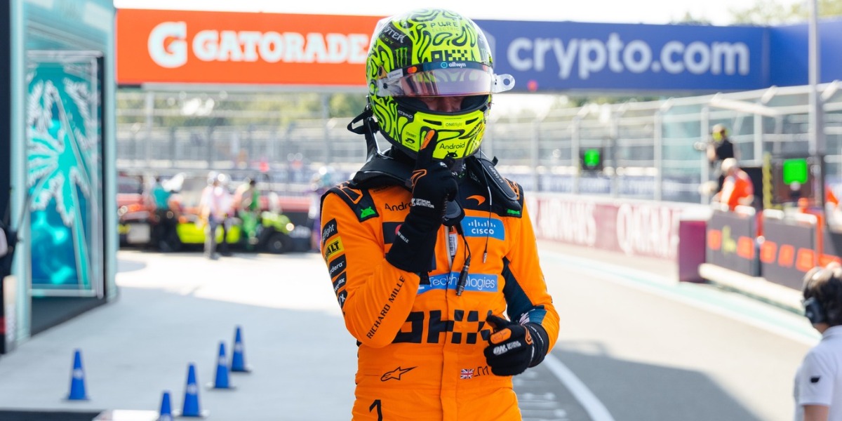 Lando Norris se impuso en la carrera al Sprint del sábado - Foto: McLaren