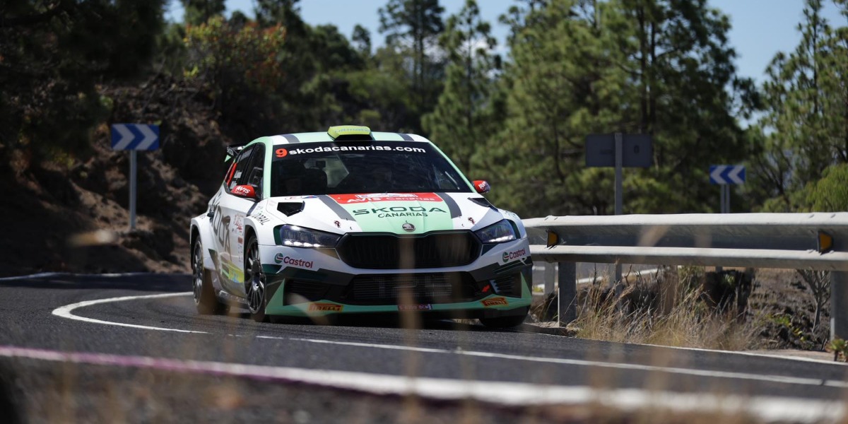Alexey Lukyanuk y Yuri Kulikov( Skoda Fabia RS Rally2)