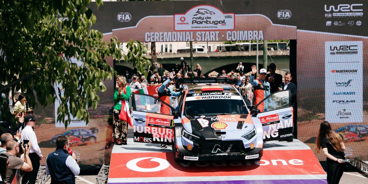 Dani Sordo y Cándido Carrera en el Rally de Portugal
