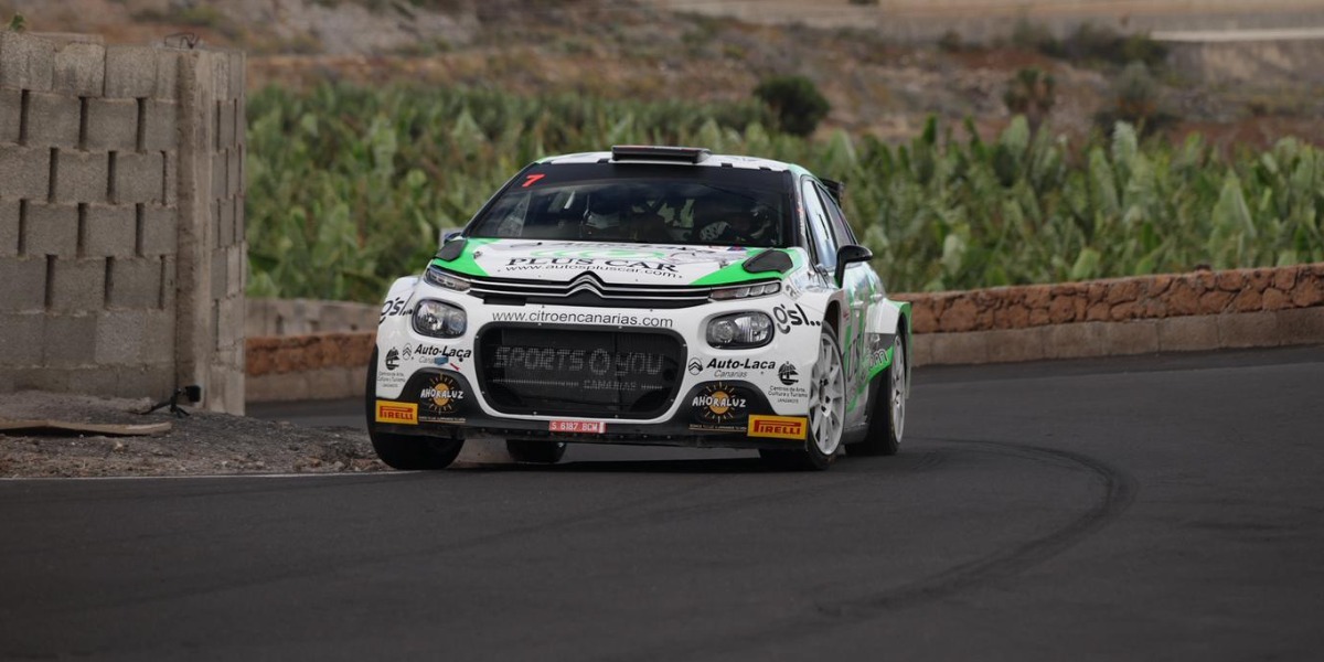 Yeray Lemes y Aitor Cambeiro (Citroën C3 Rally2) / Foto: Raúl S. Reyes