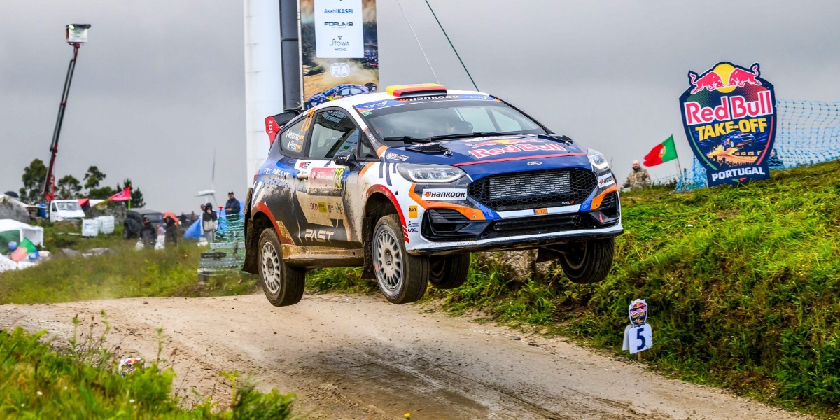 Gil Membrado - Adrián Pérez en el Rally de Portugal