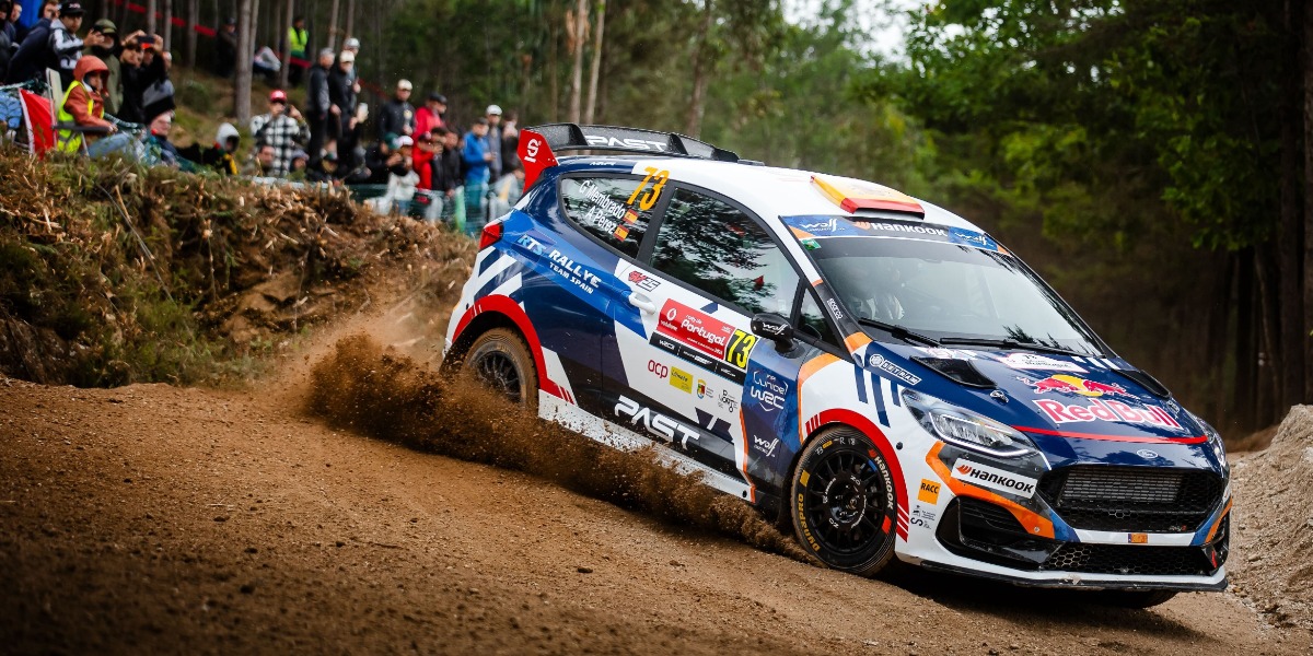 Gil Membrado - Adrián Pérez en el Rally de Portugal