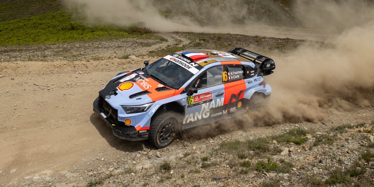 Adrien Fourmaux en el Rally de Portugal