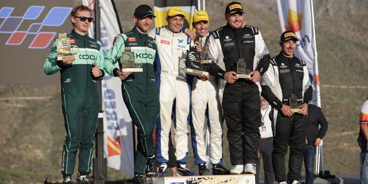 Podio del Rallye Villa de Adeje - Foto: Raúl Salvador