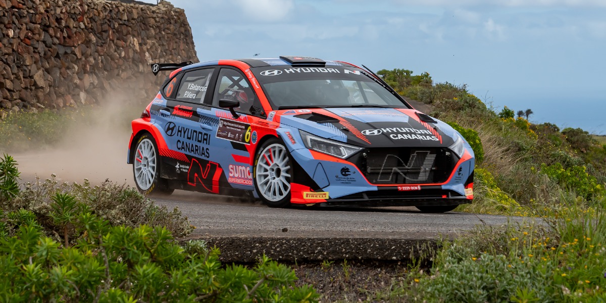 Yoday Betancort y Pedro Viera (Hyundai i20 N Rally2)