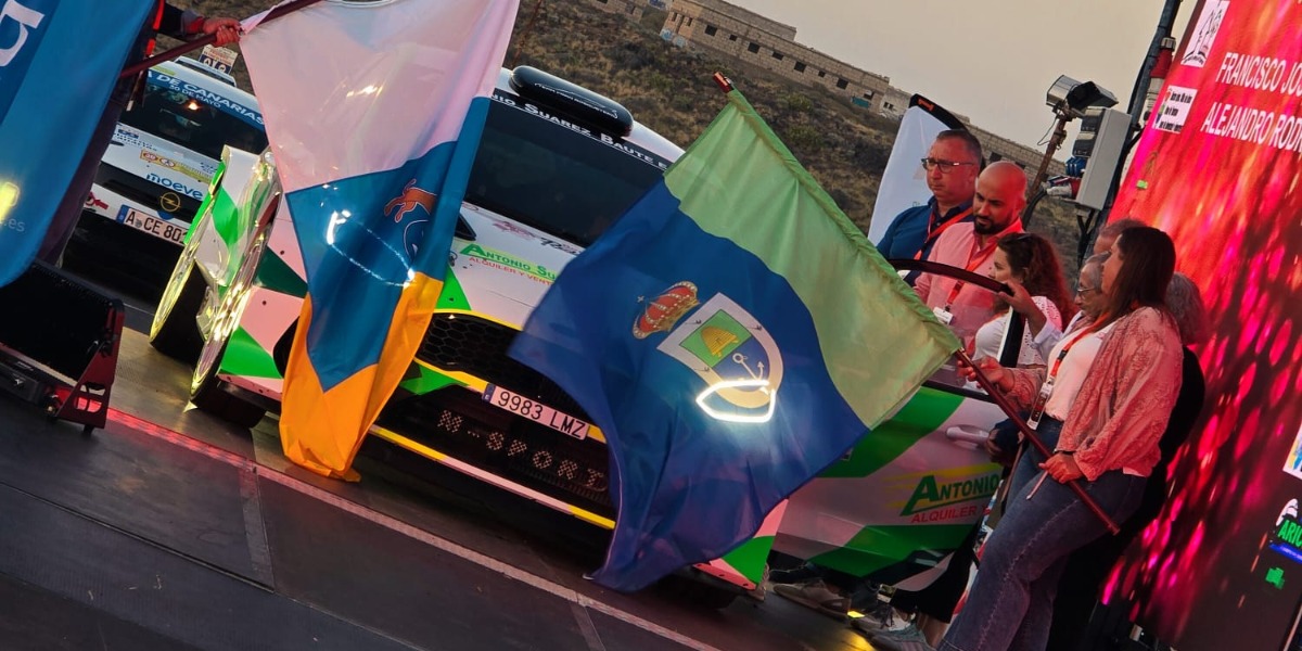 Ceremonia de salida del IV Rallysprint Arico 2026