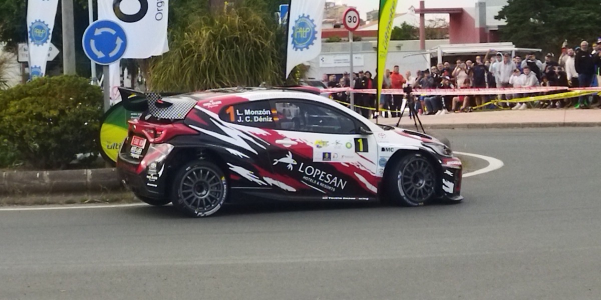 Luis Monzón y José Carlos De´niz en el Rally Isla de Gran Canaria