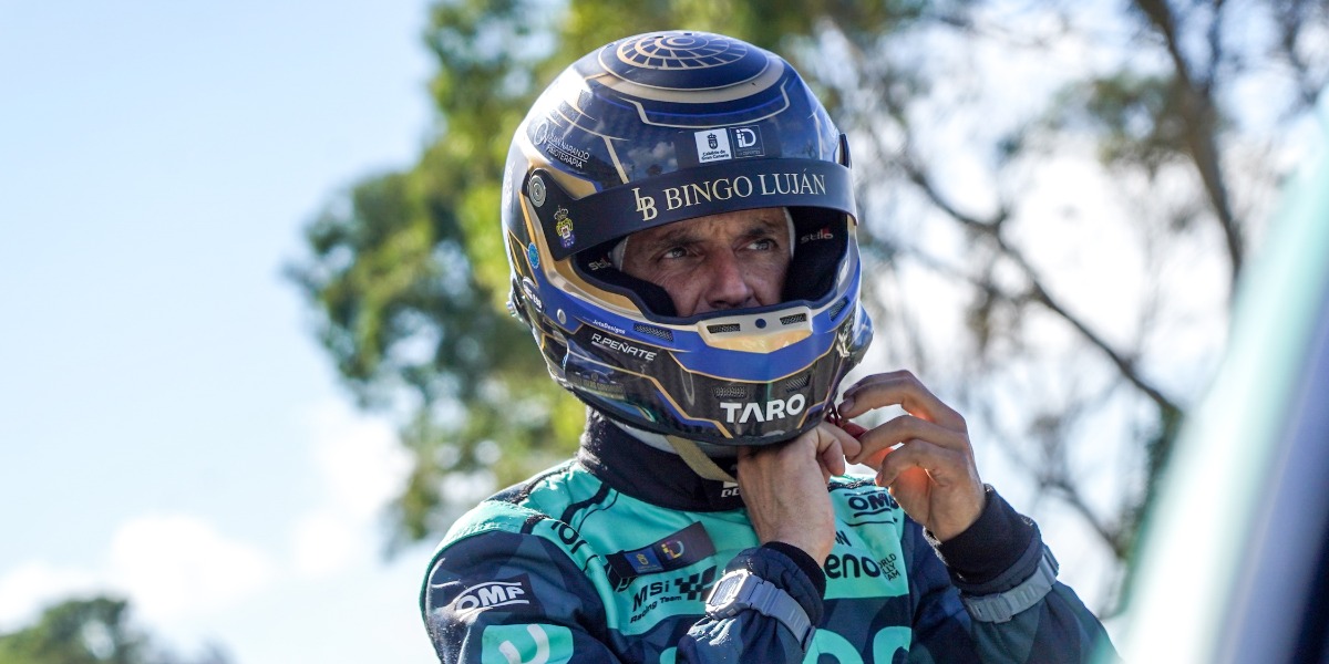 El copiloto grancanario Rogelio Peñate