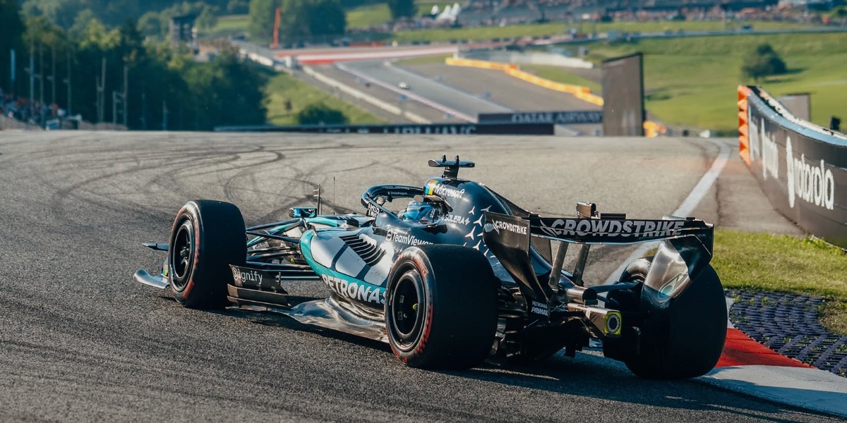 George Russell en su victoria en el Gran Premio de Austria - Foto: Mercedes-AMG Petronas F1 Team
