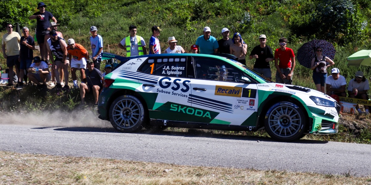 Cohete Suárez y Alberto Iglesias (Skoda Fabia RS Rally2)