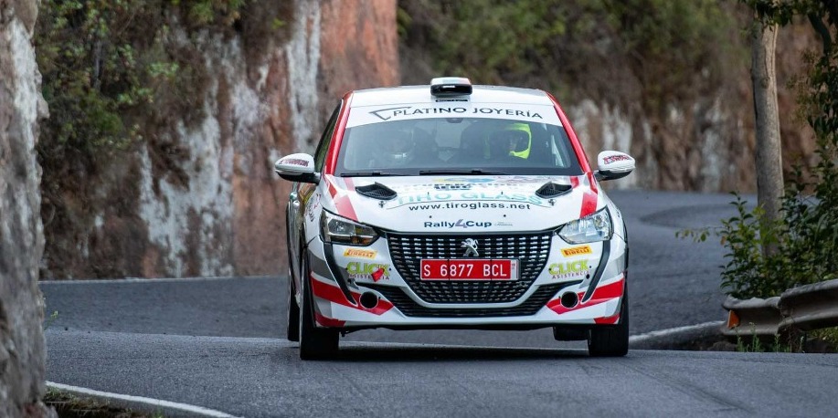 Momento de un tramo del Rallye Villa de Teror 2025