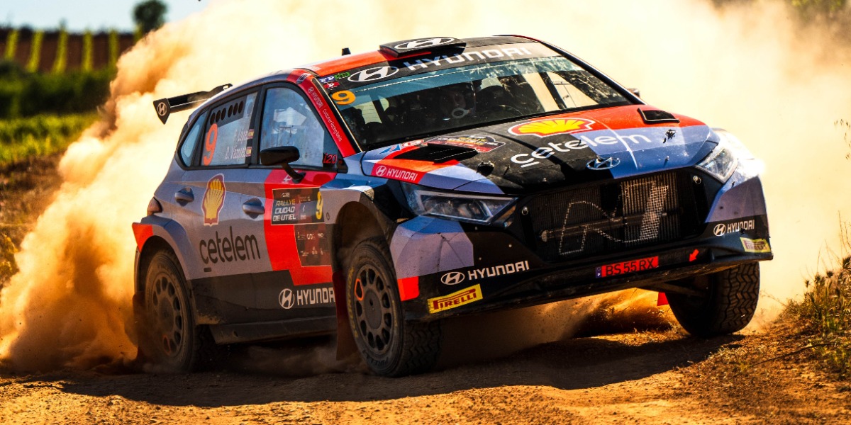 Pepe López y David Vázquez (Hyundai i20 Rally2)