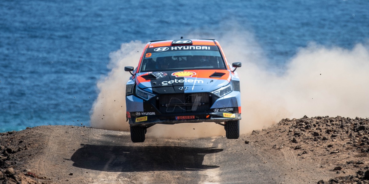 Pepe López y David Vázquez (Hyundai i20 N Rally2) - Foto: Bernardo Cazorla