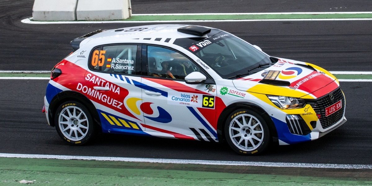 Peugeot 208 Rally4 de Álvaro Santana y Juan Monzón