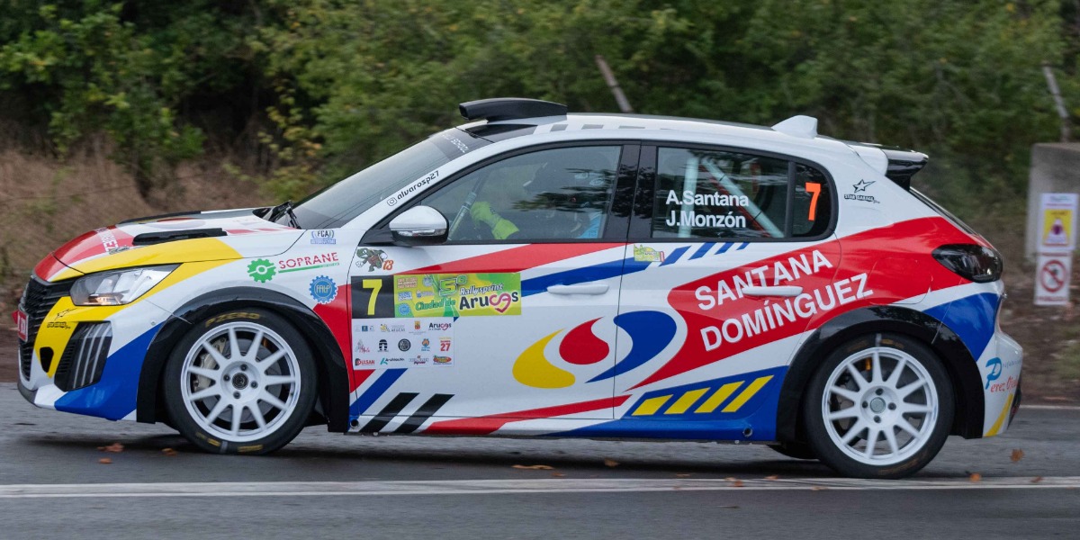 Álvaro Santana y Juan Monzón (Peugeot 208 Rally4)
