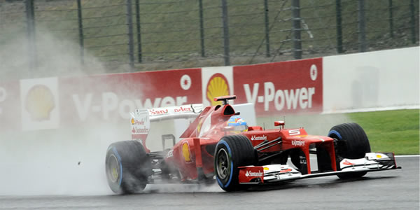 Alonso en los libres del GP de Bélgica 2012 Alonso en los libres del GP de Bélgica 2012