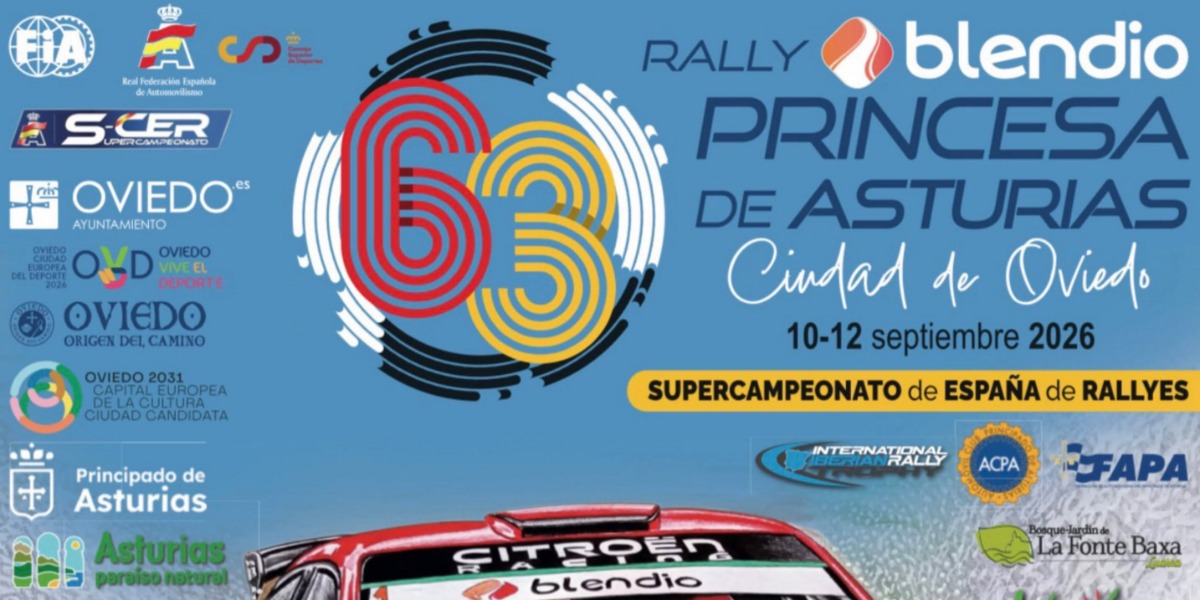 63º Rallye Blendio Princesa de Asturias 2026