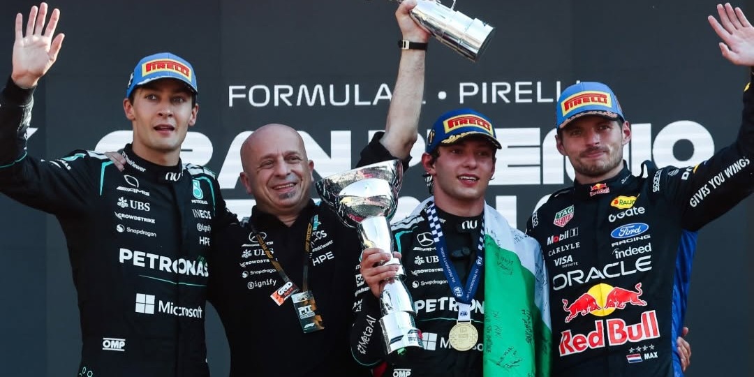 Podio del Gran Premio de Italia - Foto: Mercedes-AMG Petronas F1 Team