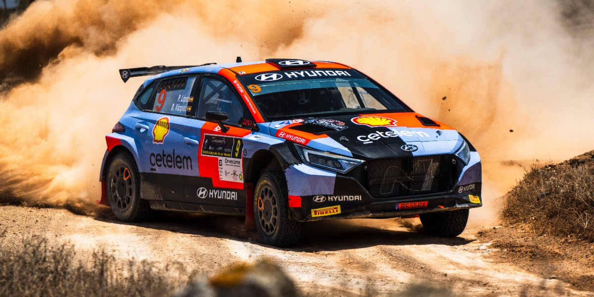 Pepe López y David Vázquez (Hyundai i20 Rally2)