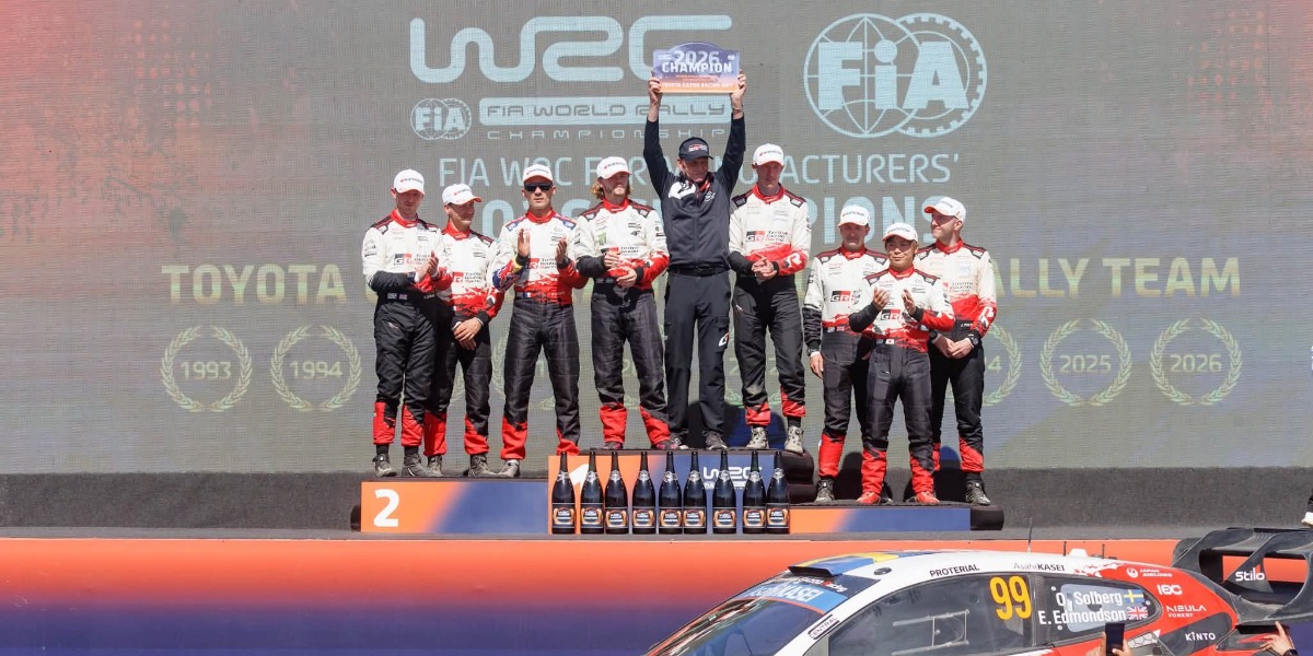 Toyota, campeón del Mundial de Constructores 2026 - Foto: Toyota GAZOO Racing WRC