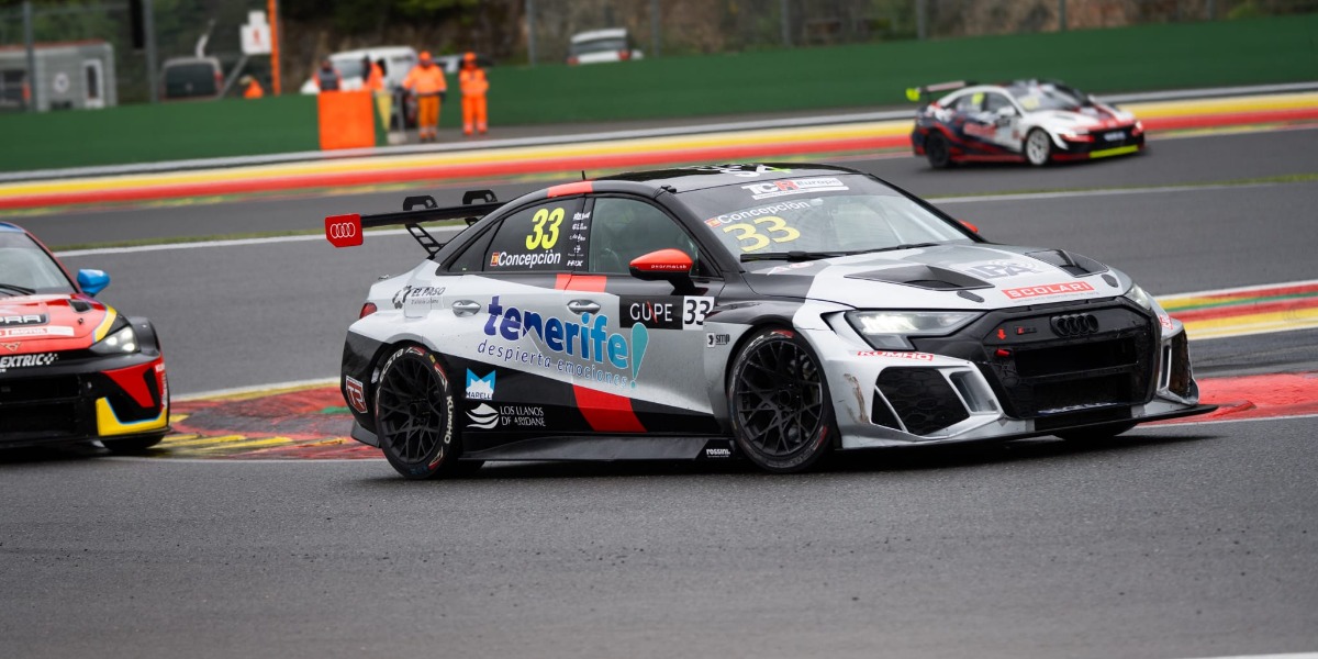 Santi Concepción con el Audi RS 3 LMS TCR