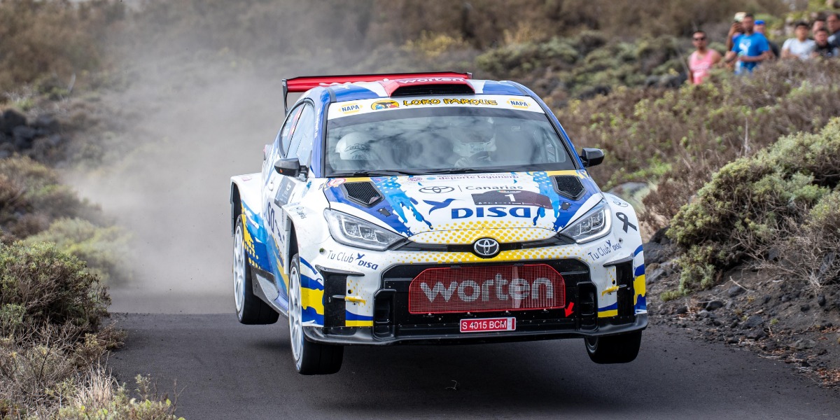 Enrique Cruz y Yeray Mujica (Toyota GR Yaris Rally2)