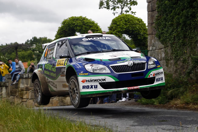 Alberto Hevia en el pasado Rally de Ferrol 2012