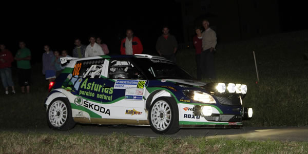 Alberto Hevia es líder del Rally Príncipe de Asturias 2012 Alberto Hevia es líder del Rally Príncipe de Asturias 2012