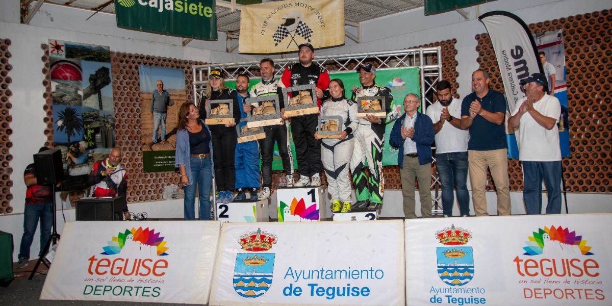 Podio de la última edición de la prueba