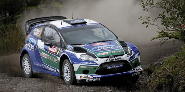 Jari-Matti Latvala gana el Rally de Gales GB WRC 2012 con Ford Jari-Matti Latvala gana el Rally de Gales GB WRC 2012 con Ford