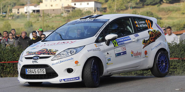 Marco Lorenzo con el Ford Fiesta R2 en el Rally Príncipe de Asturias Marco Lorenzo con el Ford Fiesta R2 en el Rally Príncipe de Asturias