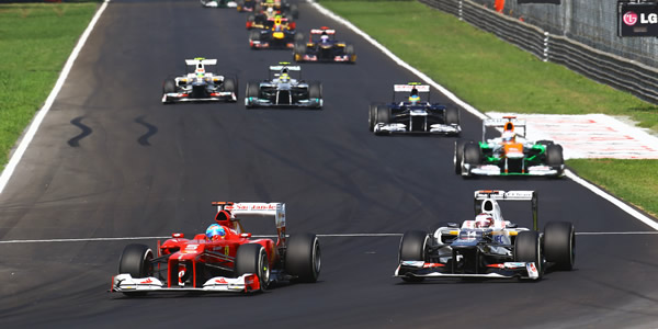 Fernando Alonso en el pasado Gran Premio de Italia de Fórmula 1