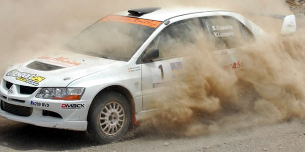 Sene Cazorla y Jéssica Luzardo vencen en el XV Rallye Isla de Los Volcanes