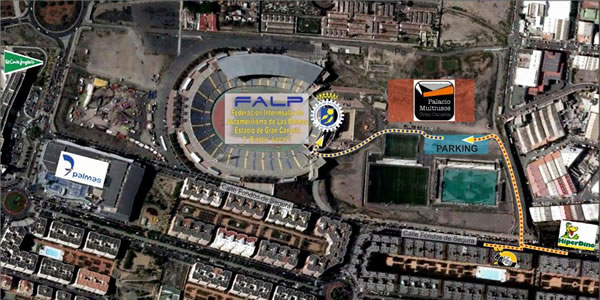Ubicación de la nueva sede de la Falp 