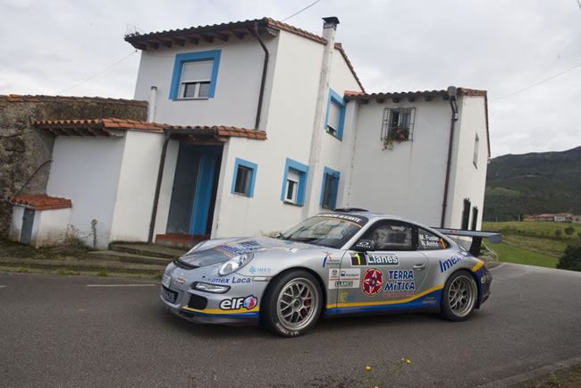 Miguel Fuster en el Rally Villa de Llanes 2012