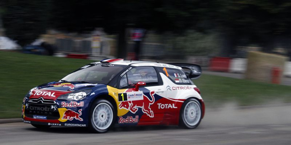 Loeb, líder del Rallye de Francia Alsacia 2012 Loeb, líder del Rallye de Francia Alsacia 2012