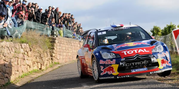 Sebastien Loeb es líder en casa Sebastien Loeb es líder en casa