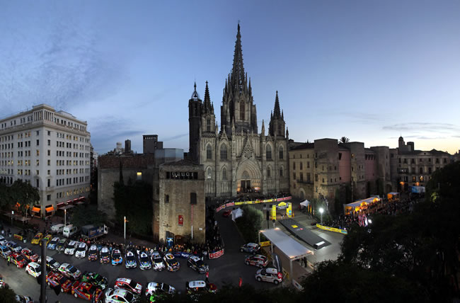 WRC 2012: Barcelona se viste de rally