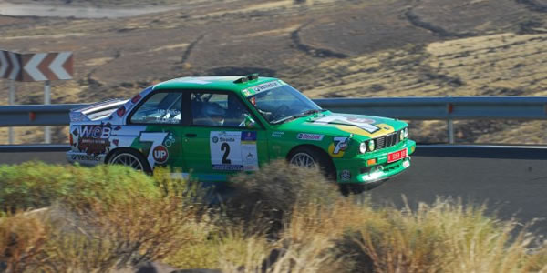 José María Ponce en la edición del pasado año del Rallye de Maspalomas