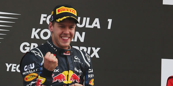 Sebastian Vettel tricampeón del Mundo de Fórmula 1
