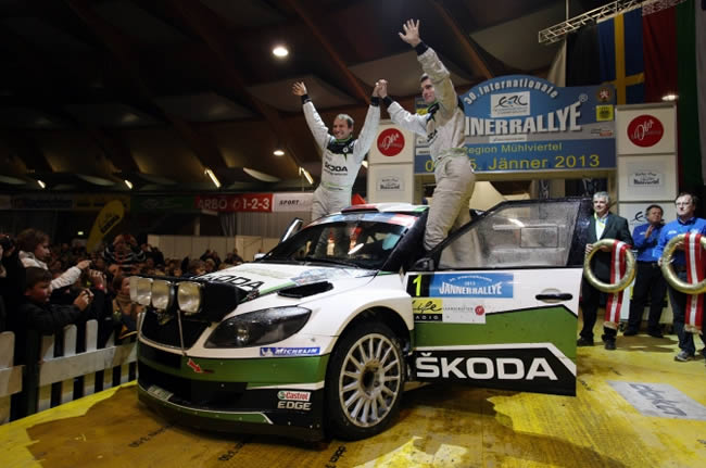 Celebración de podium