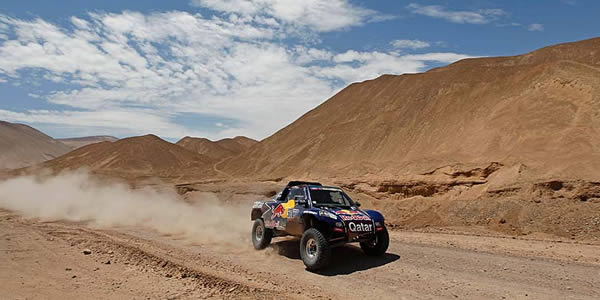 Nasser Al-Attiyah, ganador de la sexta etapa Nasser Al-Attiyah, ganador de la sexta etapa