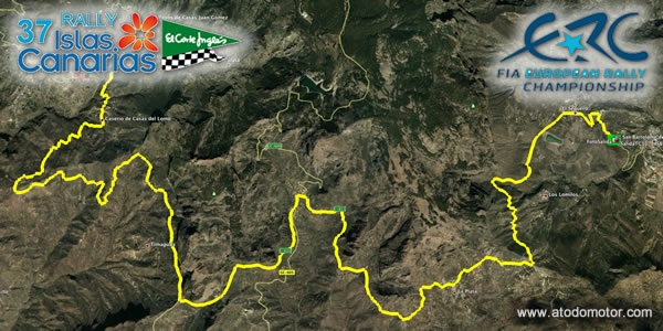Tramos Virtuales del Rally Islas Canarias - El Corte Inglés ERC 2013 Tramos Virtuales del Rally Islas Canarias - El Corte Inglés ERC 2013