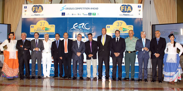 Imagen de la presentación oficial del rally Imagen de la presentación oficial del rally